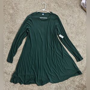Women’s Old Navy Green Long Sleeve Dress